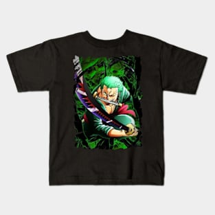 RORONOA ZORO MERCH VTG Kids T-Shirt